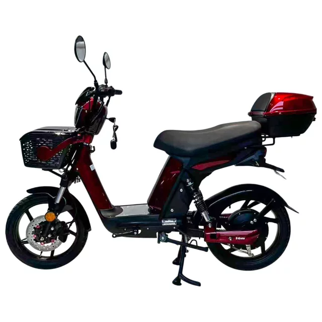 Skuter elektryczny W-TEC E-Greta II 12Ah 18" ∙ silnik 350 W ∙ zasięg do 50 km ∙ nośność 120 kg ∙ akumulator 15 Ah - Niebieski