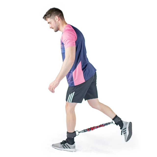 Taśma oporowa / ekspander do ćwiczeń inSPORTline Striker Double ∙ opór 11 kg ∙ regulowana długość