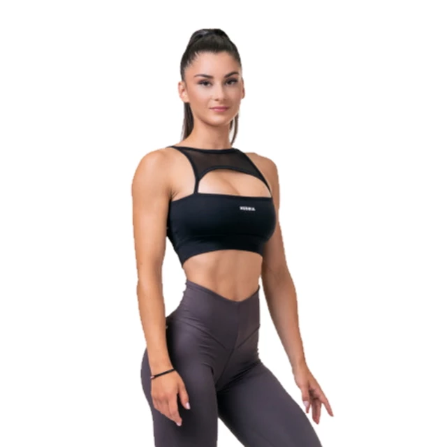Biustonosz sportowy Nebbia Classic Hero 579 - Ciemny zielony