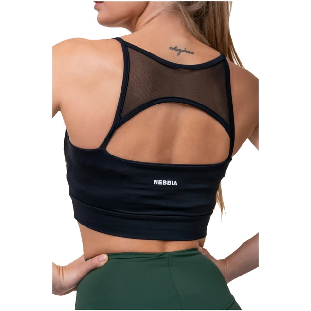 Biustonosz sportowy Nebbia Classic Hero 579 - Ciemny zielony