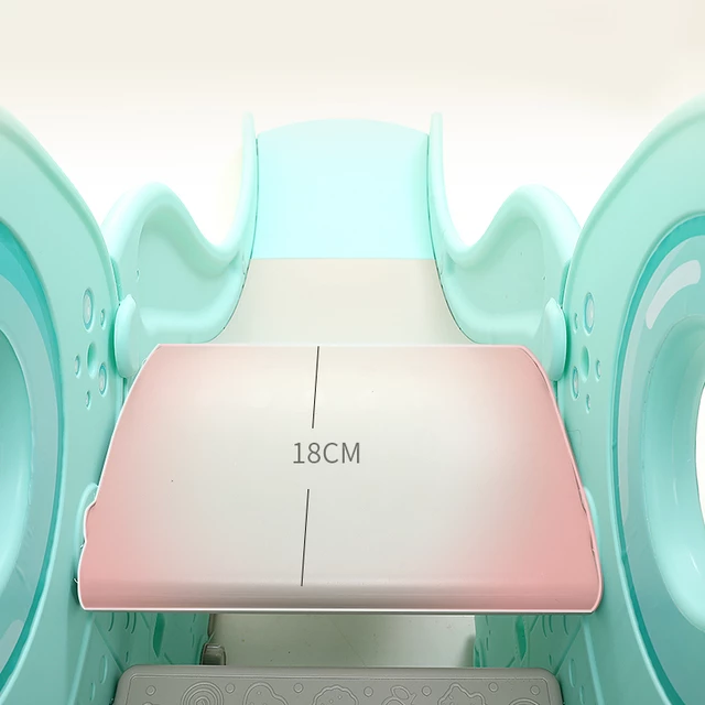 Zjeżdżalnia multifunkcyjna inSPORTline Swingslide 4w1 ∙ z huśtawką i koszem ∙ miś z muzyką ∙ regulowana wysokość ∙ max 40 kg ∙ HDPE ∙ bezpieczna