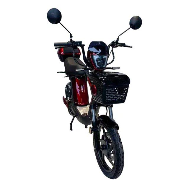 Skuter elektryczny W-TEC E-Greta II 12Ah 18" ∙ silnik 350 W ∙ zasięg do 50 km ∙ nośność 120 kg ∙ akumulator 15 Ah - Niebieski