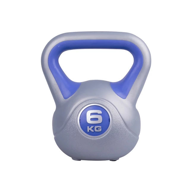 Hantle kettlebell inSPORTline Vin-Bell 1-20kg ∙ powłoka winylowa ∙ 4 gumowe podkładki ∙ stabilny chwyt