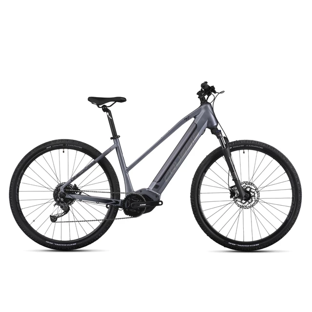 Damski crossowy rower elektryczny Crussis ONE-Cross Low 7.10 720Wh 28" - model 2025