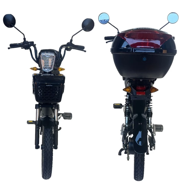 Skuter elektryczny z pedałami motorower inSPORTline E-Greta 12Ah - OUTLET - Czerwony