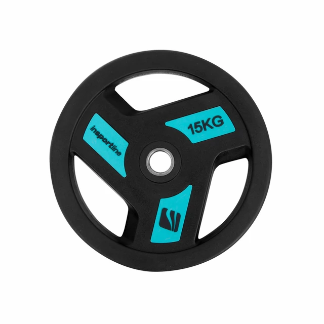 Olimpijskie obciążenia gumowane inSPORTline Herk OL 50 mm 1,25-25 kg ∙ uchwyty ergonomiczne ∙ powłoka poliuretanowa