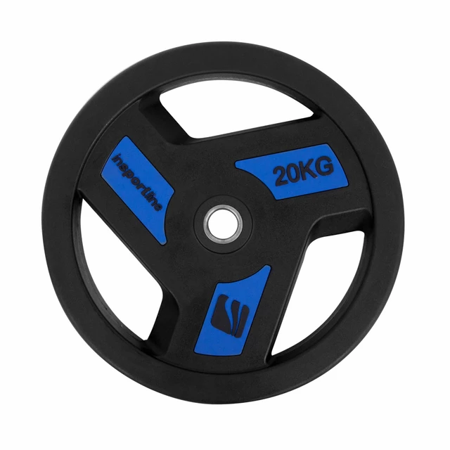 Olimpijskie obciążenia gumowane inSPORTline Herk OL 50 mm 1,25-25 kg ∙ uchwyty ergonomiczne ∙ powłoka poliuretanowa