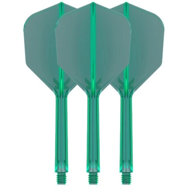 Nasadki z piórkami w jednym Target K-Flex No6 Medium 3 szt. - Zielony - Zielony