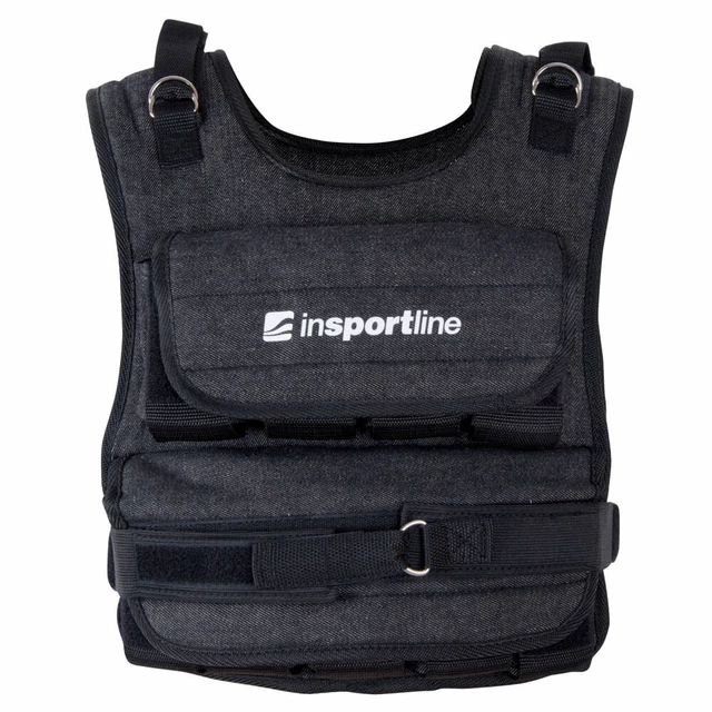 Kamizelka z obciążeniem (1-20 kg) ∙ inSPORTline LKW-1060 ∙ z elementami odblaskowymi, kieszeniami, regulowana