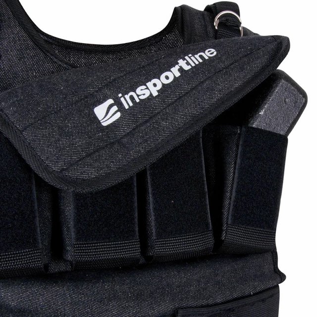 Kamizelka z obciążeniem (1-20 kg) ∙ inSPORTline LKW-1060 ∙ z elementami odblaskowymi, kieszeniami, regulowana