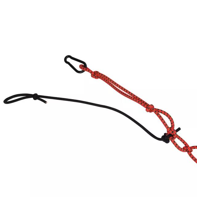 Gumowy ekspander do ćwiczeń inSPORTline Morpo ∙ 200 cm długości ∙ opór 2,6 kg ∙ uchwyty + karabińczyk