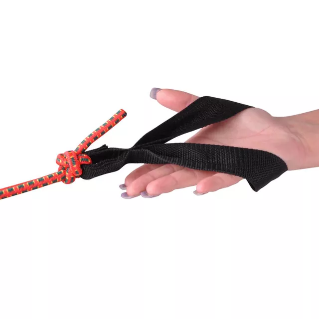 Gumowy ekspander do ćwiczeń inSPORTline Morpo ∙ 200 cm długości ∙ opór 2,6 kg ∙ uchwyty + karabińczyk