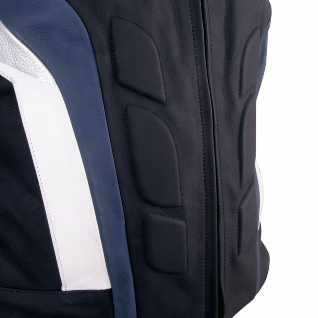 Męska skórzana kurtka motocyklowa W-TEC Velocity - Czarny-fluo