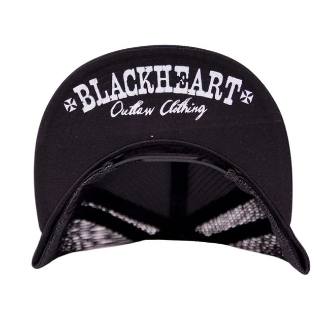 Czapka z daszkiem BLACK HEART Chopper King Trucker BLK - Czarny