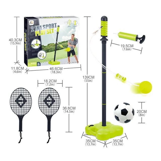 Dziecięcy zestaw gier 2w1 tetherball, kickball inSPORTline SPS550 - OUTLET