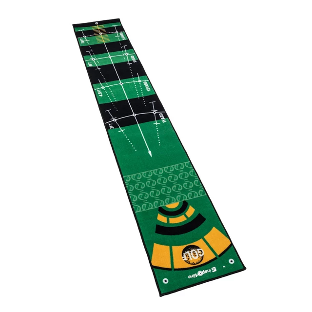 Mata treningowa do golfa putting inSPORTline Teramar ∙ powierzchnia antypoślizgowa ∙ znaczniki dystansu ∙ składana