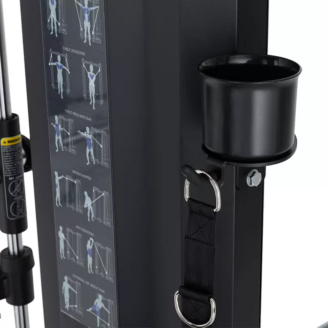 Brama / suwnica smitha inSPORTline Cable Column CC650 Double ∙ 2×90 kg stos ∙ wyciągi górny/dolny ∙ konstrukcja stalowa