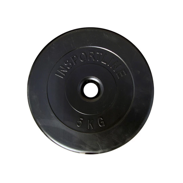 Obciążenia bitumiczne inSPORTline CEM 1,25-15 kg ∙ otwór 30 mm ∙ ochronna powlekana powłoka