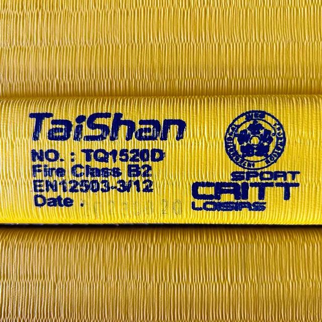 Mata do sportów walki tatami inSPORTline Taishan 200x100x5 cm ∙ antypoślizgowa ∙ redukcja wibracji ∙ waga 26 kg ∙ skórzana