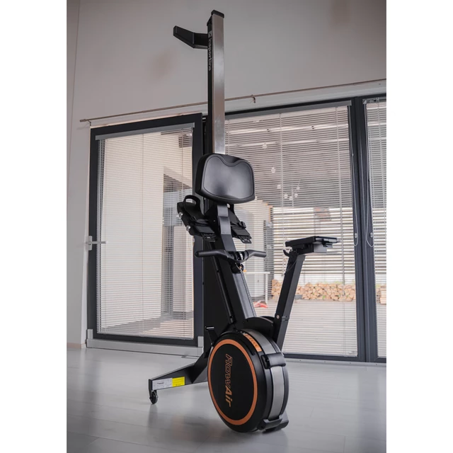 Profesjonalny wioślarz treningowy inSPORTline RowAir ∙ opór powietrzno-magnetyczny ∙ 16 poziomów ∙ nośność 200 kg ∙ aplikacje mobilne
