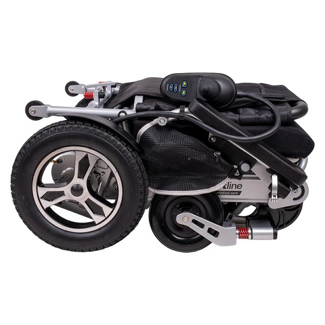 Elektryczny wózek inwalidzki inSPORTline Hawkie Basic II ∙ 500 W ∙ zasięg 24 km ∙ nośność 120 kg ∙ prędkość 6 km/h - Srebrny