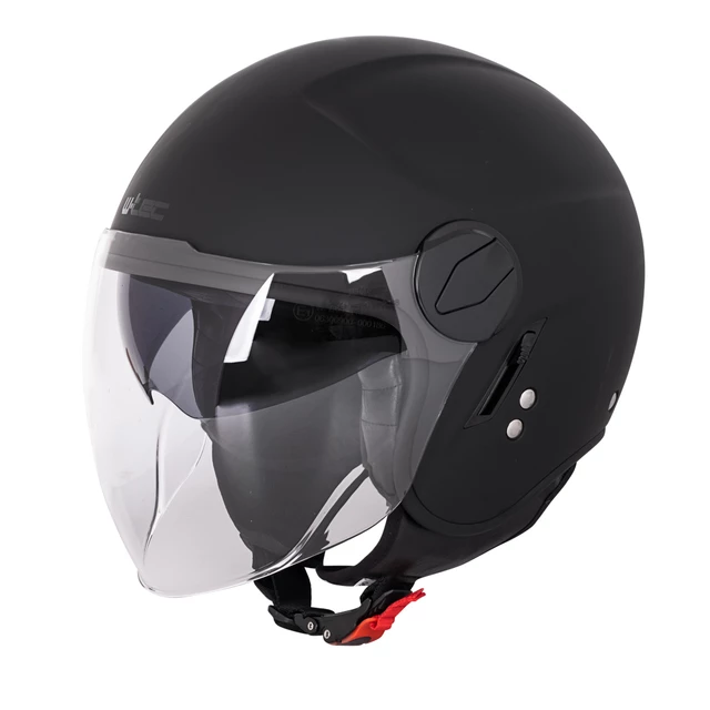 Kask otwarty ma motor, skuter z blendą W-TEC Vernante - Black Matt - Black Matt