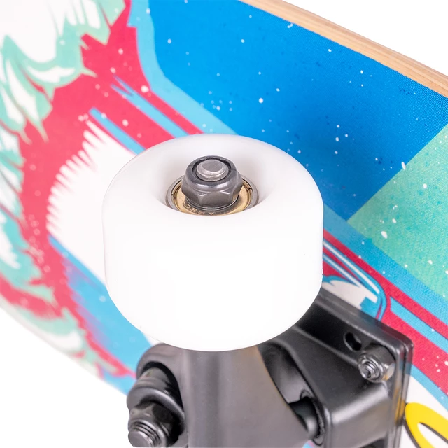 Deskorolka inSPORTline Mindblower 31" ∙ 7-warstwowy deck z klonu ∙ trucki aluminiowe ∙ koła 52 mm ∙ łożyska ABEC 7 chrome ∙ nośność 150 kg