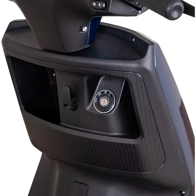 Skuter elektryczny W-TEC Raike II 10" ∙ hamulce tarczowe hydrauliczne ∙ zasięg 65 km ∙ nośność 115 kg ∙ zamykany bagażnik - Niebieski-czarny