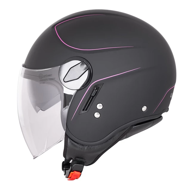 Kask otwarty ma motor, skuter z blendą W-TEC Vernante - Black Matt
