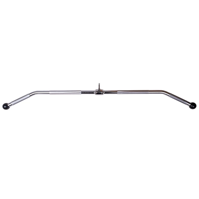 Gryf adapter do atlasu inSPORTline ∙ 120 cm ∙ łamany szeroki ∙ średnica 25 mm ∙ do ćwiczeń pleców ∙ trwały materiał ∙ komfortowe zaokrąglenia