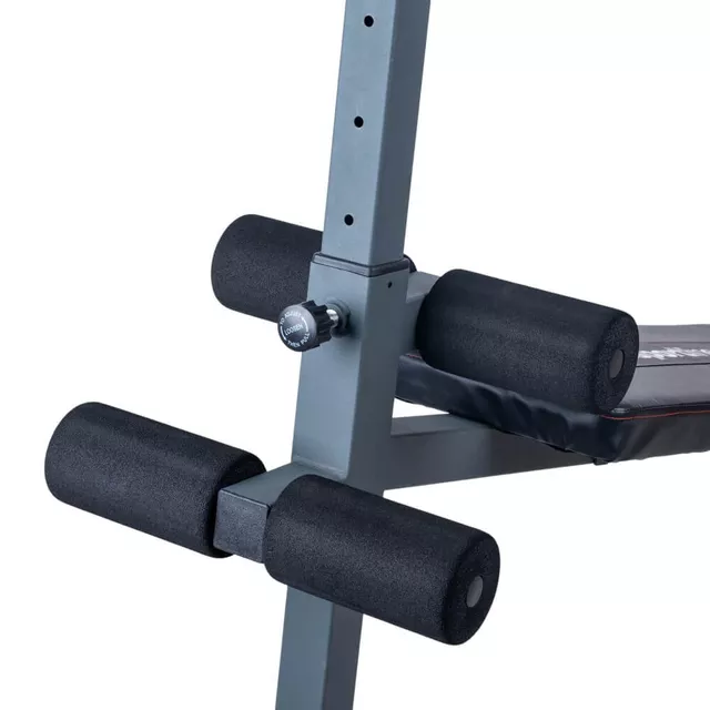 Ławka skośna do ćwiczeń brzucha inSPORTline Ab Crunch Bench ∙ 6-stopniowa regulacja ∙ DuraFirm ∙ 250 kg