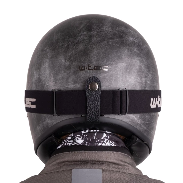 Kask motocyklowy motocross W-TEC Retron - Zardzewiały Szary