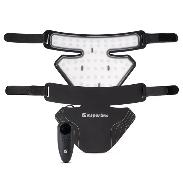 Zestaw masek LED na podczerwień inSPORTline Radora na twarz oraz Rademis na szyję i dekolt 2500 mAh ∙ 6 trybów ∙ 4 poziomy ∙ bateria 2500 mAh