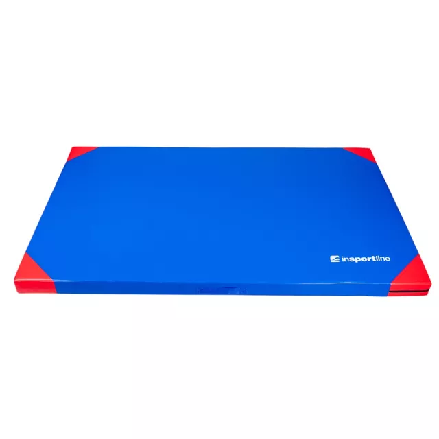 Materac gimnastyczny inSPORTline Munakor T60 ∙ mata do ćwiczeń ∙ grubość 10 cm ∙ waga 18,3 kg ∙ PVC z pianką PU ∙ antypoślizgowy - Czarny