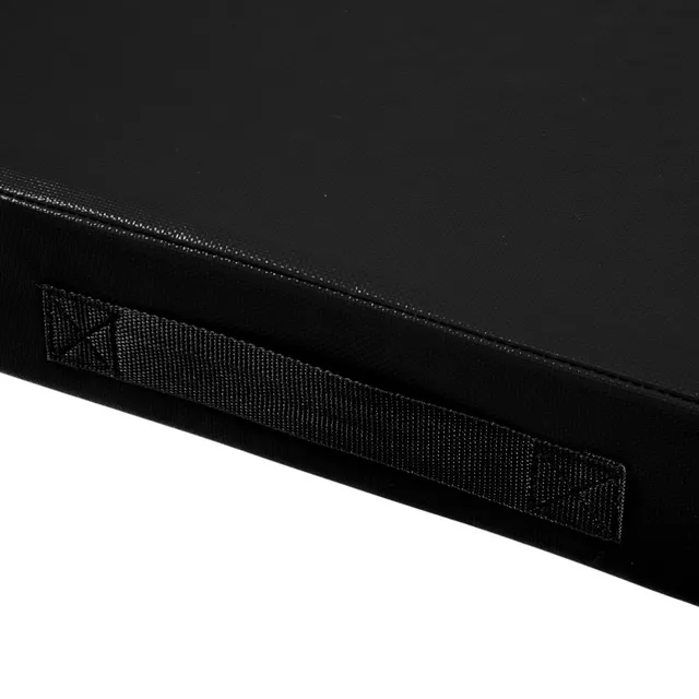 Materac gimnastyczny inSPORTline Munakor T60 ∙ mata do ćwiczeń ∙ grubość 10 cm ∙ waga 18,3 kg ∙ PVC z pianką PU ∙ antypoślizgowy - Czarny