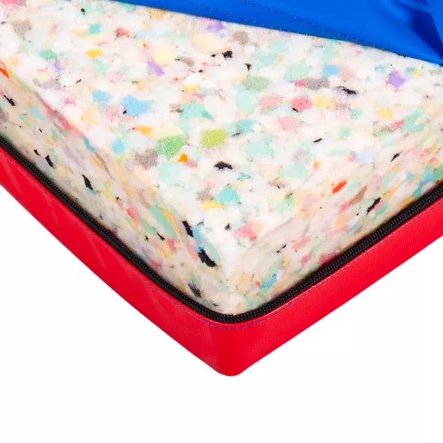 Materac gimnastyczny inSPORTline Munakor T60 ∙ mata do ćwiczeń ∙ grubość 10 cm ∙ waga 18,3 kg ∙ PVC z pianką PU ∙ antypoślizgowy - Czarny