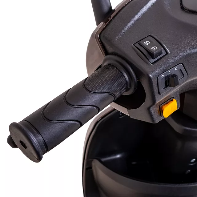 Skuter elektryczny trójkołowy inSPORTline Zorica  ∙ napęd 1000 W ∙ 3 tryby prędkości ∙ zasięg 45 km - Bordowy