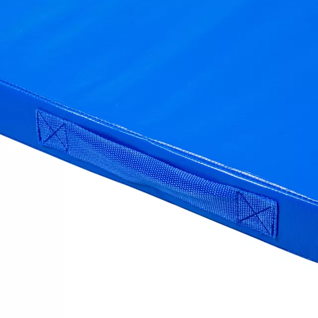 Materac gimnastyczny inSPORTline Gabyk T90 200x120x6 cm ∙ wzmocnione narożniki ∙ zamek błyskawiczny ∙ antypoślizgowy ∙ 16 kg ∙ 2 uchwyty - Czarny