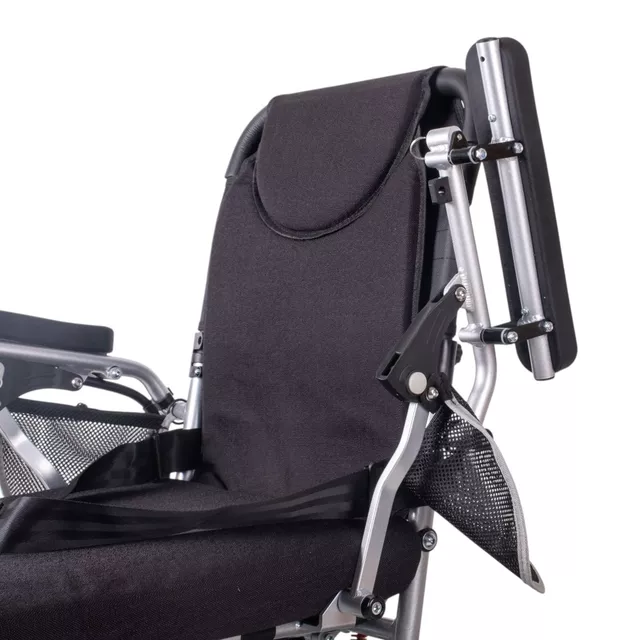 Elektryczny wózek inwalidzki inSPORTline Hawkie Basic II ∙ 500 W ∙ zasięg 24 km ∙ nośność 120 kg ∙ prędkość 6 km/h - Srebrny