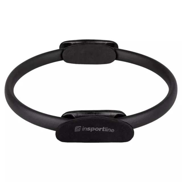 Koło do pilatesu / jogi inSPORTline Impira ∙ średnica 38 cm ∙ uchwyty z pianki ∙ lekka konstrukcja - Czarny