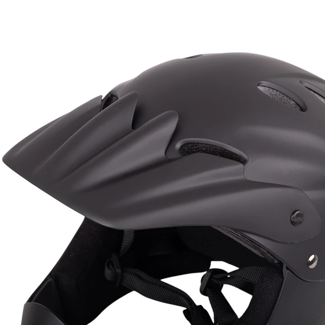 Kask downhill 2w1 na rower motor enduro zjazdowy W-TEC Campanero Matt Black