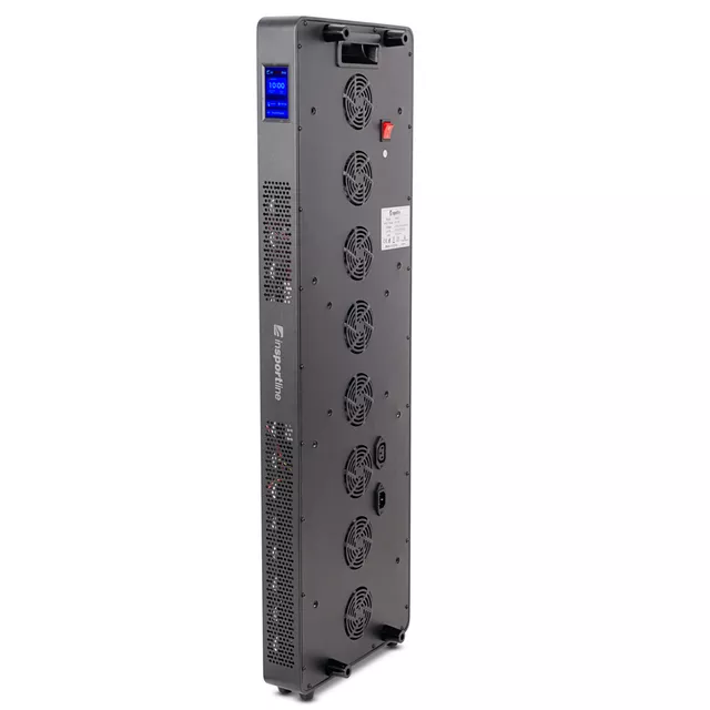 Panel terapeutyczny LED inSPORTline Tugare ∙ 300 diod RED + NIR ∙ pilot + timer ∙ montaż ścienny / stojący - Czarny