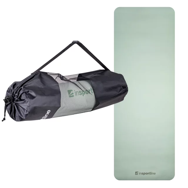 Mata fitness inSPORTline EVA 173x60 ∙ tłumiąca wstrząsy ∙ termoizolacyjna ∙ antypoślizgowa ∙ waga 340 g - Miętowy