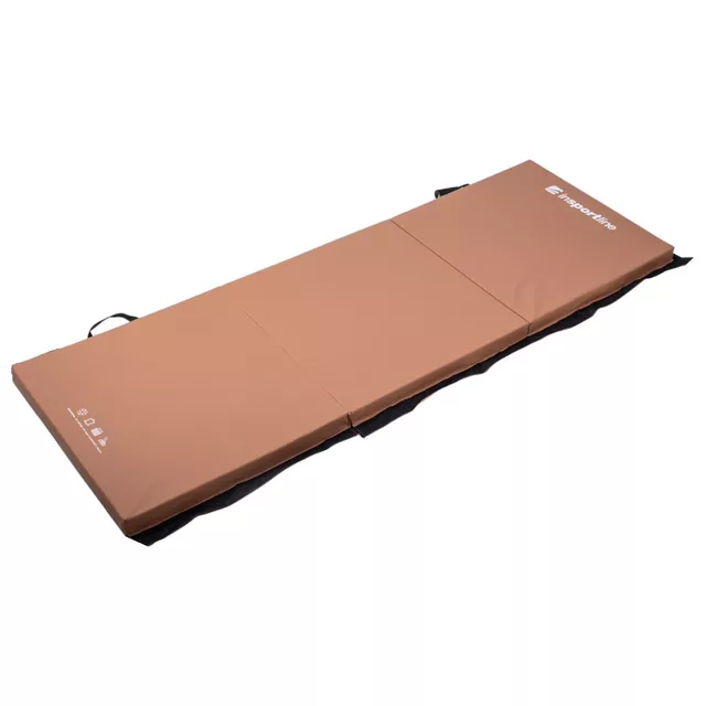 Składany materac gimnastyczny mata inSPORTline Trifold 180x60x5 cm