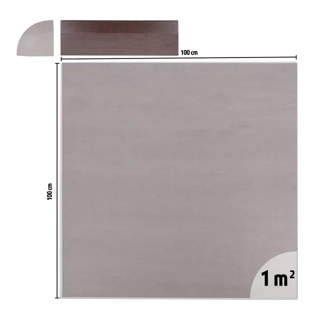Obrzeże najazdowe do mat inSPORTline Luxteko Waffle 2 cm ∙ 1 szt ∙ płynne przejście ∙ PVC/guma/EPDM - marmur