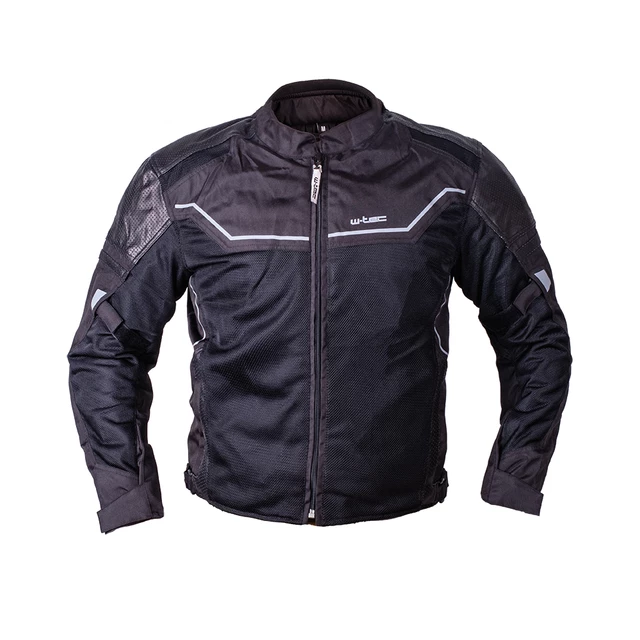 Męska kurtka motocyklowa W-TEC Adam - Czarny - Czarny