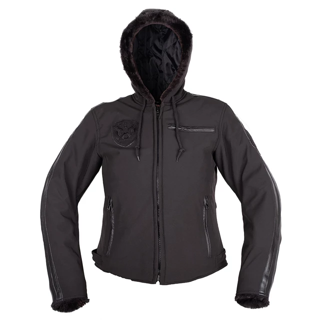 Damska softshellowa kurtka motocyklowa W-TEC Prothara - Czarny