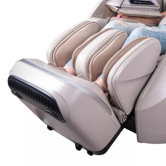 Fotel masujący inSPORTline Balsadena ∙ masaż 4D, powietrzny ∙ ogrzewanie ∙ Bluetooth ∙ Zero Gravity ∙ Zero Space - Beżowy