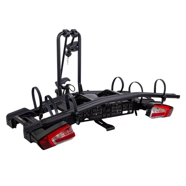Bagażnik rowerowy na hak holowniczy inSPORTline Trekan 2 Elektro z adapterem na trzeci rower Trekan 3 ∙ na 3 rowery ∙ nośność 60 kg