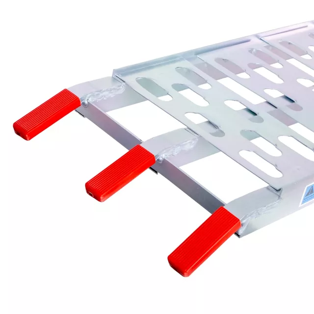 Rampa najazdowa W-TEC Haldenor ∙ najazd ∙ składana ∙ aluminiowa ∙ nośność 340 kg ∙ waga 6,2 kg ∙ pasek mocujący